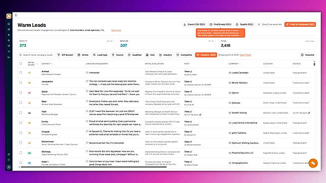 Lead generation