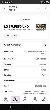 Mobile App View