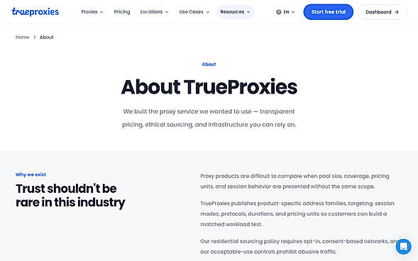 About TrueProxies