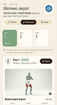 Client Workouts