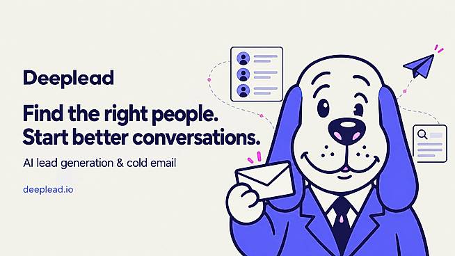 Deeplead AI outreach dashboard