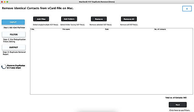 Download MacSonik MacSonik vCard Duplicate Remover