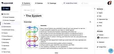 The system