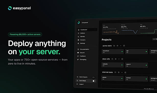 Easypanel overview