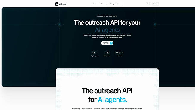 LinkupAPI: the outreach API for AI agents