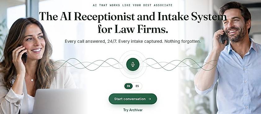 Case-management preview from the official Archivar website