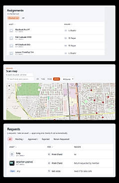 Asset management and equipment tracking software
