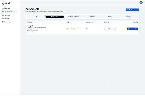 Agreement Vault