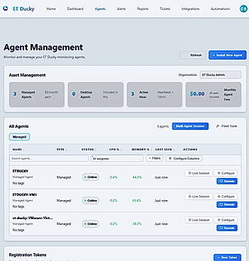 Fleet dashboard
