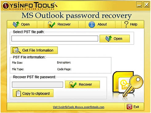 Launch the PST Recovery Tool