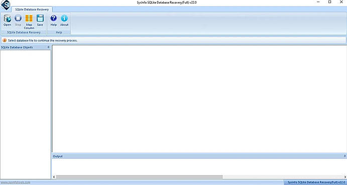 Start the SysInfo SQL Database Recovery.
