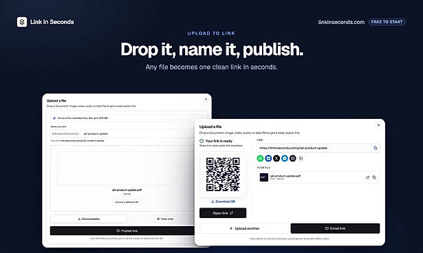 Turn any file into a shareable link
