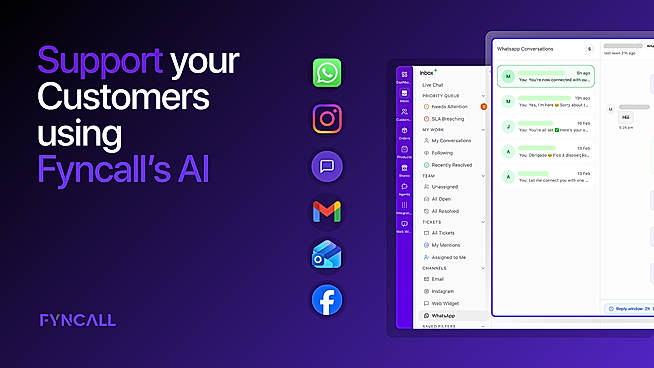 Fyncall's AI for only the best Customer experience