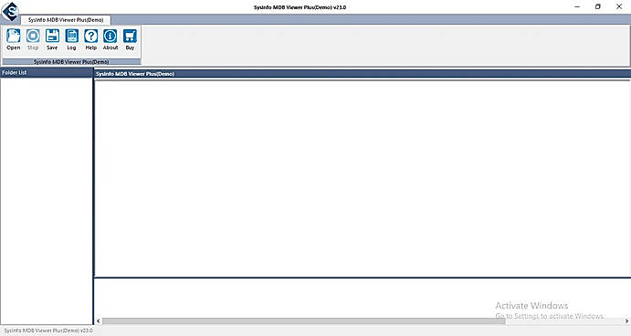Download and run the SysInfo MDB File Viewer on your PC.