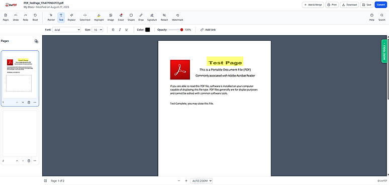 Editor Interface