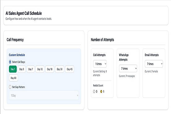 Aisa-X chat Agent Schedule
