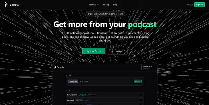 Podsuite Homepage