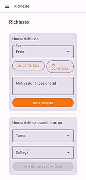 Permissions/holiday requests