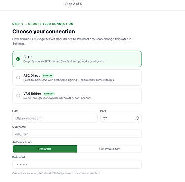Easily set up your trading partner connections