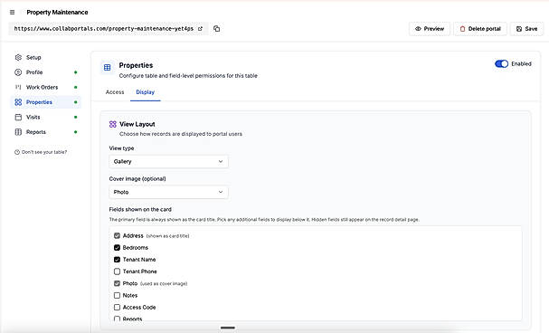 Table Permissions