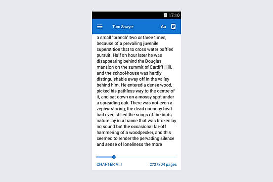 epuBear Reader UI