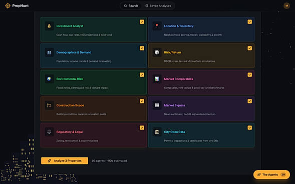 Run 10 Institutional-grade AI agents.