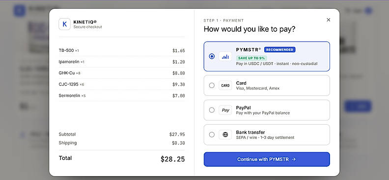e-Commerce checkout