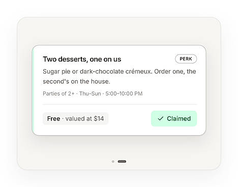 Offer perks and add-ons at booking, so a reservation becomes revenue before the guest arrives.