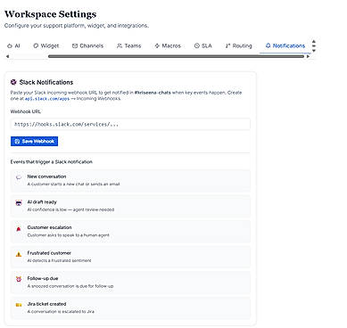 Slack Integration