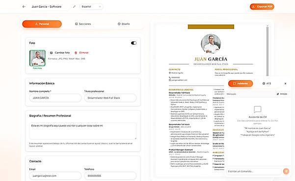 Resume builder