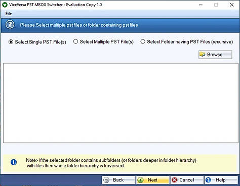 pst file folder
