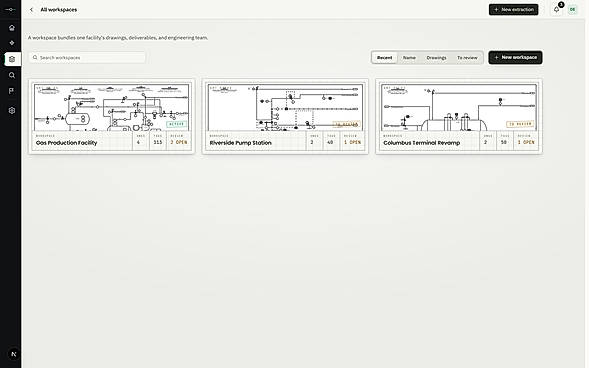 Access is controlled per workspace, with single sign-on, enforced multi-factor authentication, and a tamper-evident audit trail. Your drawings and your data stay yours.