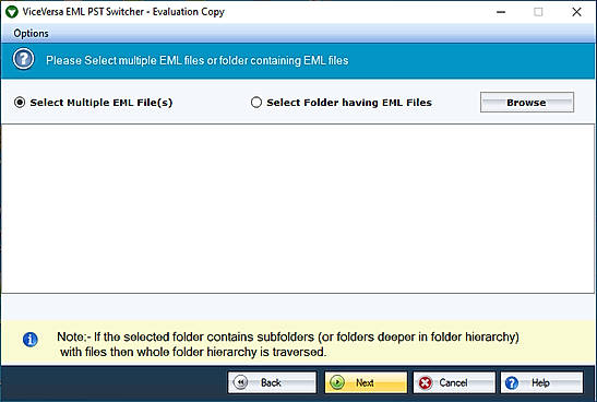 eml file folder