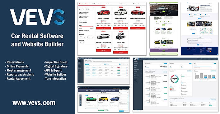 VEVS Car Rental Software Info