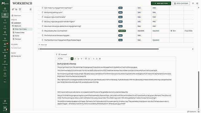 Maeve Social Workbench