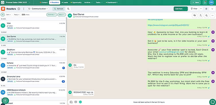Communication View
