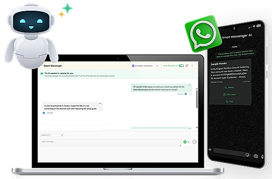 Manage customer conversations with SMS and WhatsApp in Salesforce