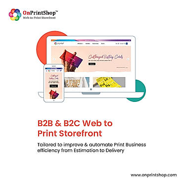 B2B and B2C Web To Print Storefront