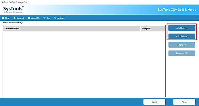 Add CSV Files