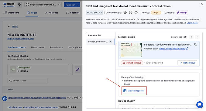 Page Inspector