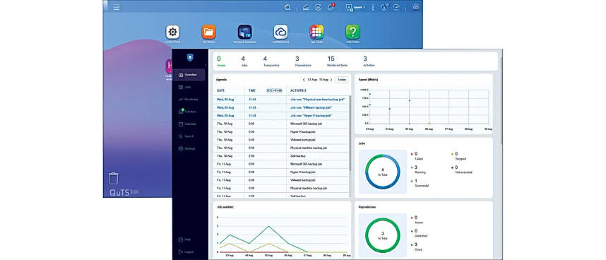 NAKIVO Backup & Replication Backup Jobs Calendar Overview