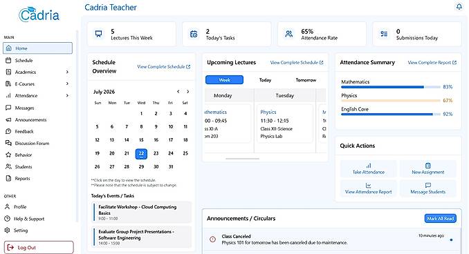 Teacher Portal
