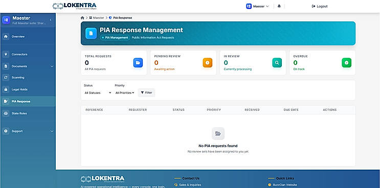 Maester PIA Response Management