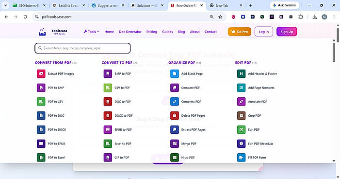 100+ PDF Conversion, Editing & Organization Tools