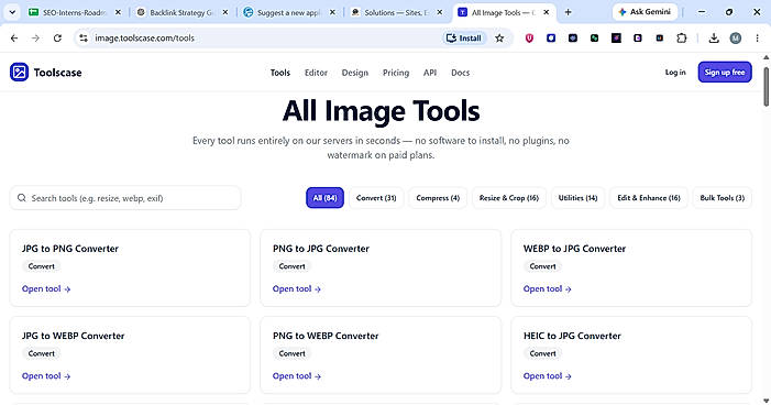 84+ Online Image Conversion, Optimization & Editing Tools
