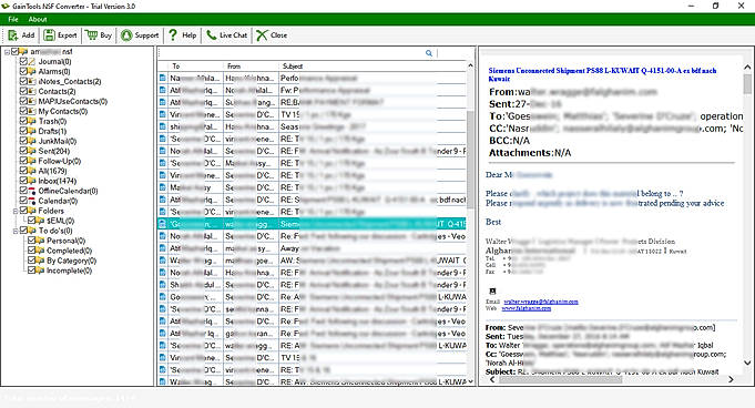 Preview NSF files