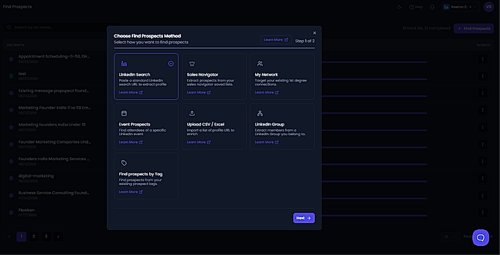 Flowkon Prospect Methods More to come like post, comment, signals