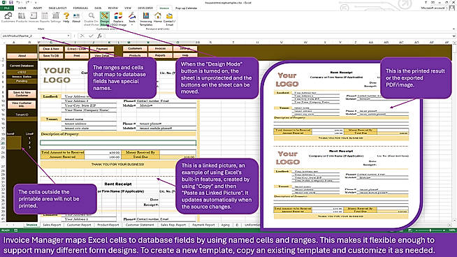Format the Invoice Forms