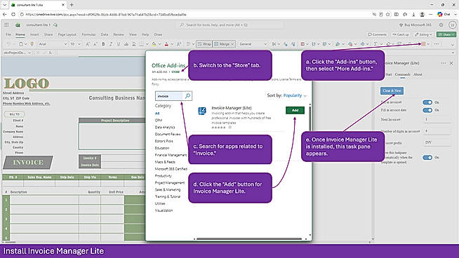 Install Invoice Manager Lite