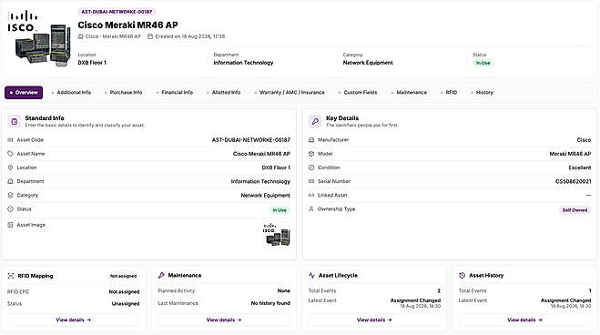 Web App View